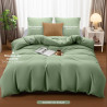 Utopia Bedding Housse de Couette 240x260 cm avec 2 Taies d'oreiller 65x65 cm (Vert Sauge)- Parure de Lit 240 x 260 cm - Ensemble