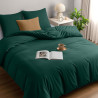 Utopia Bedding Housse de Couette 240x260 cm avec 2 Taies d'oreiller 65x65 cm (Émeraude)- Parure de Lit 240 x 260 cm - Ensembles 