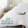 Utopia Bedding Parure de lit 2 pièces avec housse de couette et taies d'oreiller - Parure de lit 2 pièces avec fermeture éclair 
