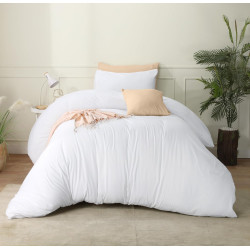 Utopia Bedding Parure de lit 2 pièces avec housse de couette et taies d'oreiller - Parure de lit 2 pièces avec fermeture éclair 