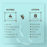 Utopia Bedding Housse de Couette 1 Personne 135x200 cm avec 1 Taie d'oreiller 80x80 cm (Bleu Spa) - Parure de lit 1 Personne 135