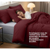 Utopia Bedding Ensembles de Housse de Couette 1 Personne 135x200 cm en Microfibre brossée Douce avec 1 Taie d'oreiller 80x80 cm 