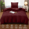 Utopia Bedding Ensembles de Housse de Couette 1 Personne 135x200 cm en Microfibre brossée Douce avec 1 Taie d'oreiller 80x80 cm 