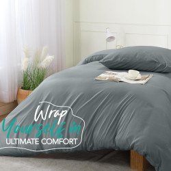 Utopia Bedding Parure de lit 2 pièces avec housse de couette et taies d'oreiller - Parure de lit 2 pièces avec fermeture éclair 