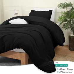 Utopia Bedding Parure de lit 2 pièces avec Housse de Couette et 1 taie d'oreiller – 1 Housse de Couette et 1 taie d'oreiller – M