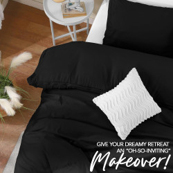 Utopia Bedding Parure de lit 2 pièces avec Housse de Couette et 1 taie d'oreiller – 1 Housse de Couette et 1 taie d'oreiller – M