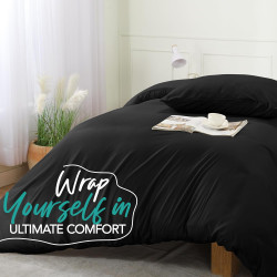 Utopia Bedding Parure de lit 2 pièces avec Housse de Couette et 1 taie d'oreiller – 1 Housse de Couette et 1 taie d'oreiller – M