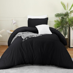 Utopia Bedding Parure de lit 2 pièces avec Housse de Couette et 1 taie d'oreiller – 1 Housse de Couette et 1 taie d'oreiller – M
