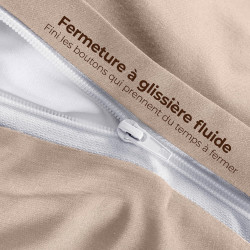 Utopia bedding housse de couette 2 personne 135x200 cm avec 2 taie d'oreiller 80x80 cm (beige) - parure de lit 2 personne 135 x 