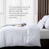 Utopia Bedding Housse de Couette 2 Personne 135x200 cm avec 2 Taie d'oreiller 80x80 cm (Blanc) - Parure de lit 2 Personne 135 x 
