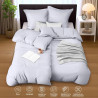 Utopia Bedding Housse de Couette 2 Personne 135x200 cm avec 2 Taie d'oreiller 80x80 cm (Blanc) - Parure de lit 2 Personne 135 x 