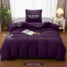 Utopia Bedding Housse de Couette 1 Personne 135x200 cm avec 1 Taie d'oreiller 80x80 cm (Pourpre) - Parure de lit 1 Personne 135 