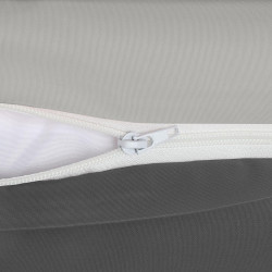 Utopia Bedding Housse de Couette 1 Personne 135x200 cm avec 1 Taie d'oreiller 80x80 cm (Gris Foncé/Gris Clair) - Parure de lit -
