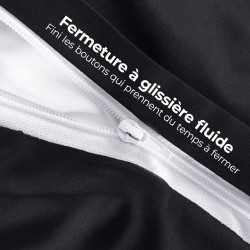Utopia Bedding Housse de Couette 1 Personne 135x200 cm avec 1 Taie d'oreiller 80x80 cm (Noir) - Parure de lit 1 Personne 135 x 2
