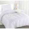 Utopia Bedding Housse de Couette 1 Personne 135x200 cm avec 1 Taie d'oreiller 50x75 cm (Blanc) - Parure de lit 1 Personne 135 x 