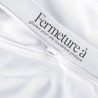 Utopia Bedding Housse de Couette 1 Personne 135x200 cm avec 1 Taie d'oreiller 50x75 cm (Blanc) - Parure de lit 1 Personne 135 x 