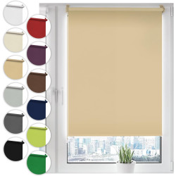 Sonello store occultant klemmfix sans percage50cm x 100cm beige, store enrouleur opaque pour fenêtres et portes, fixation avec o