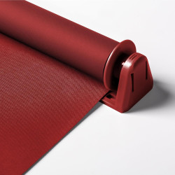 Sonello Store occultant Klemmfix sans percage50cm x 100cm Rouge, Store Enrouleur Opaque pour fenêtres et Portes, Fixation avec o