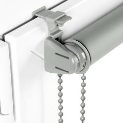 Sonello Store occultant Klemmfix sans percage30cm x 100cm Gris Clair, Store Enrouleur Opaque pour fenêtres et Portes, Fixation a