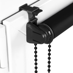Sonello Store occultant Klemmfix sans percage30cm x 100cm Noir, Store Enrouleur Opaque pour fenêtres et Portes, Fixation avec ou