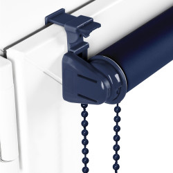 Sonello Store occultant Klemmfix sans percage 30cm x 130cm Bleu foncé, Store Enrouleur Opaque pour fenêtres et Portes, Fixation 