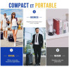 Rolipo Défroisseur Vapeur,1640W Fer à repasser portable haute puissance pour la maison, le bureau, le voyage, réservoir d'eau de