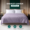 Utopia Bedding - Drap Plat sans élastique - 225 x 255 cm - Certifié Oeko-TEX - Polyester brossé Doux - Microfibre - Drap Plat - 