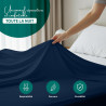 Utopia Bedding - Drap Plat sans élastique - 225 x 255 cm - Certifié Oeko-TEX - Polyester brossé Doux - Microfibre - Drap Plat - 