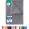 Utopia Bedding - Drap Plat sans élastique - 270 x 290 cm - Certifié Oeko-TEX - Polyester brossé Doux - Microfibre - Drap Plat - 