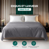 Utopia Bedding - Drap Plat sans élastique - 270 x 290 cm - Certifié Oeko-TEX - Polyester brossé Doux - Microfibre - Drap Plat - 