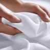 Utopia Bedding Drap plat – Tissu en microfibre brossée douce – Drap de dessus résistant au rétrécissement et à la décoloration, 