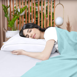 Utopia Bedding Drap Plat en Microfibre brossée Douce, Drap de Dessus résistant au rétrécissement et à la décoloration, Facile d'