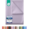 Utopia Bedding - Drap Plat sans élastique - 270 x 290 cm - Certifié Oeko-TEX - Polyester brossé Doux - Microfibre - Drap Plat - 