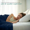 Utopia Bedding - Drap Plat sans élastique - 266 x 259 cm - Certifié Oeko-TEX - Polyester brossé Doux - Microfibre - Drap Plat - 