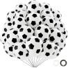 QIFU Ballons Et Football Imprimés,50 Ballon Noir Et Blanc Anniversaire Latex Pour Enfant Decoration Anniversaire Foot Coupe Du M