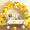 QIFU Ballons Jaune Dorés-50Pcs,Ballon Confettis Doré, Latex Ballon Helium Pour Decoration Anniversaire Mariage Baby Shower Gende