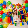 QIFU Ballons d'Anniversaire Colorés-50Pcs, Ballon Bleu Vert Rouge Jaune Latex Ballon Helium,Ballons Confettis Pour Deco Annivers