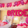 Ballon rose, 52pcs ballons anniversaire rose, ballons rose métallique rouge rose mat, ballon helium latex pour decoration annive