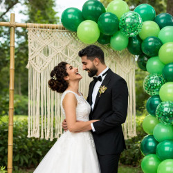 QIFU Ballon Vert Sauge 50 Pièces Ballon Vert Foncé Confettis Latex Hélium Ballons Pour Decoration Anniversaire Garcon,Ballon Gen