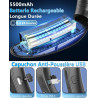 Kouric Ventilateur de Cou Climatiseur Mobile, Ultra-Silencieux, Affichage LED, 3 Niveaux de Refroidissement(15℃/20℃/25℃), Batter