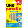 UHU Patafix - Pastilles Adhésives Prédécoupées - Fixation Rapide et Propre - Fixation invisible - Transparentes - 56 Pastilles A
