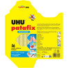 UHU Patafix - Pastilles Adhésives Prédécoupées - Fixation Rapide et Propre - Fixation invisible - Transparentes - 56 Pastilles A