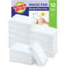 Scotch-Brite Éponge Magique en Melamine de Nettoyage, 12 par lot - Gomme Magique Pour Éliminer les Taches et les Saletés Tenaces
