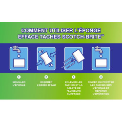 Scotch-Brite Éponge Magique en Melamine de Nettoyage, 12 par lot - Gomme Magique Pour Éliminer les Taches et les Saletés Tenaces
