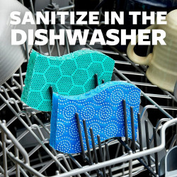 Scotch-Brite Éponge Grattante Scrub Dots pour La Cuisine - 3 Éponges par Paquet - Non rayante - pour Un Nettoyage Efficace et Pr