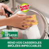 Scotch-Brite Classic Éponge à Récurer en Cellulose non Rayante - 3 Pièces - Tampon à Récurer Très Absorbant Indiqué pour les Tâc