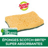 Scotch-Brite Classic Tampon à récurer, 3 éponges par pack - Pour le nettoyage de cocottes en fonte, poêles, brûleurs, outils de 