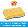 Scotch-Brite Delicate Éponge à Récurer en Cellulose non Rayante , 10 Pièces - Tampon à Récurer Très Absorbant Indiqué pour les T