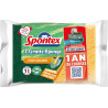 Spontex - Gratte-Eponge Stop-Graisse - 2 éponges grattantes vertes protection anti-graisse