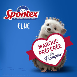 Spontex - Gratte-Eponge Stop-Graisse - 2 éponges grattantes vertes protection anti-graisse
